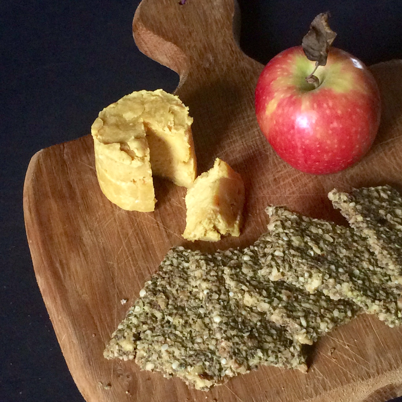 cashew cheese and apple